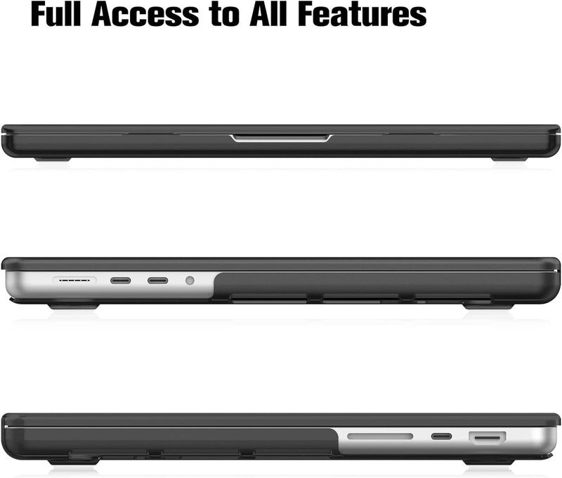 MacBook Pro 14 Inch (2024/2023/2021) Snap-On Hard Shell Frosted Cover | Fintie