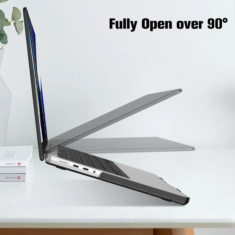 MacBook Pro 14 Inch (2024/2023/2021) Snap-On Hard Shell Frosted Cover | Fintie