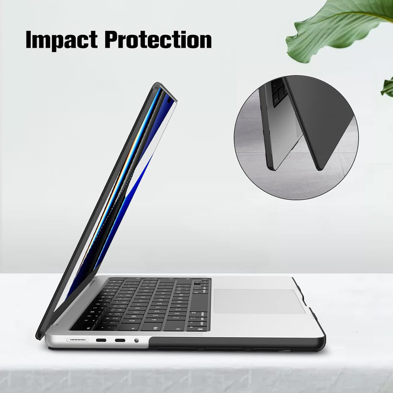 MacBook Pro 14 Inch (2024/2023/2021) Snap-On Hard Shell Frosted Cover | Fintie