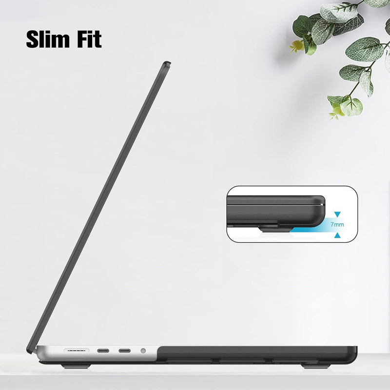 MacBook Pro 14 Inch (2024/2023/2021) Snap-On Hard Shell Frosted Cover | Fintie