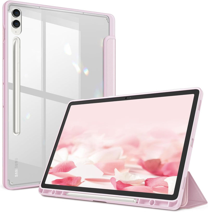 Galaxy Tab S10+ / Tab S9+ / Tab S9 FE+ Hybrid Slim Case w/ Upgraded S Pen Slot | Fintie