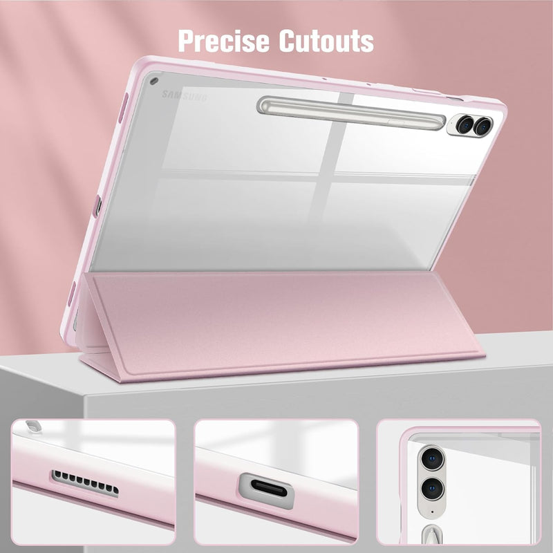 Galaxy Tab S10+ / Tab S9+ / Tab S9 FE+ Hybrid Slim Case w/ Upgraded S Pen Slot | Fintie