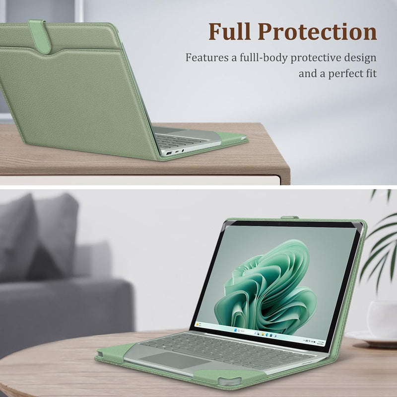 Surface Laptop Go 12.4" PU Leather Sleeve Case | Fintie