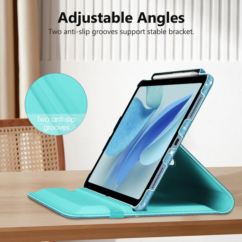 Rotating Case for iPad 11th Gen (A16 chip)/iPad 10th Gen with Glittering Design | Fintie
