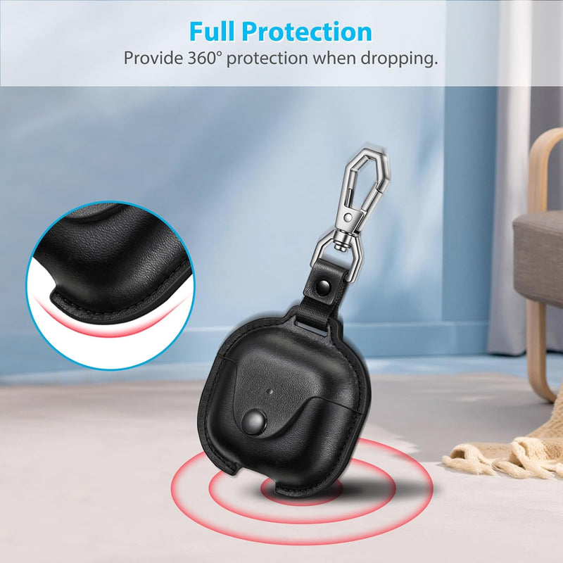 Fintie PU Leather Case for AirPods 4th Generation, Snap Closure Earbuds Protective Cover