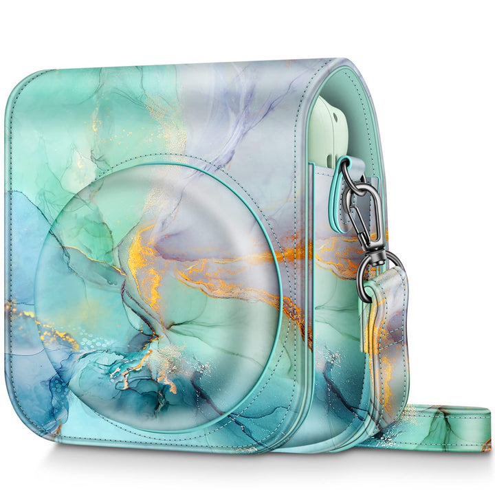 FINTIE Custodia per Fujifilm Instax Mini 11 - Borsa Cover in Similpelle con Cinturino Rimovibile/Regolabile per Fujifilm Instax Mini 11 Fotocamera Istantanea, Marble Bianco FINTIE Custodia per Fujifilm Instax Mini 11 - Borsa Cover in Similpelle con Cinturino Rimovibile/Regolabile per Fujifilm Instax Mini 11 Fotocamera Istantanea, Marble Bianco