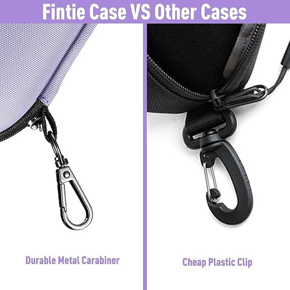 Hard EVA Case for Sunglasses/Sports Glasses w/Carabiner | Fintie