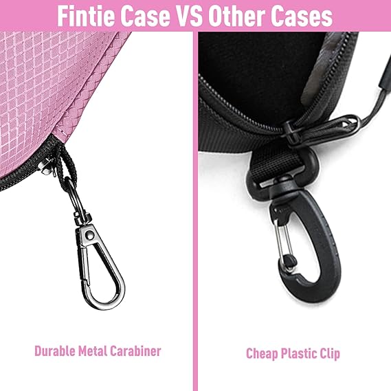 Hard EVA Case for Sunglasses/Sports Glasses w/Carabiner | Fintie