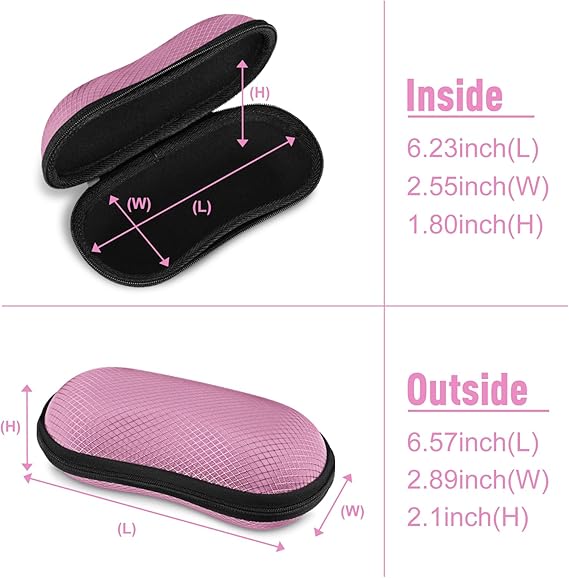 Hard EVA Case for Sunglasses/Sports Glasses w/Carabiner | Fintie