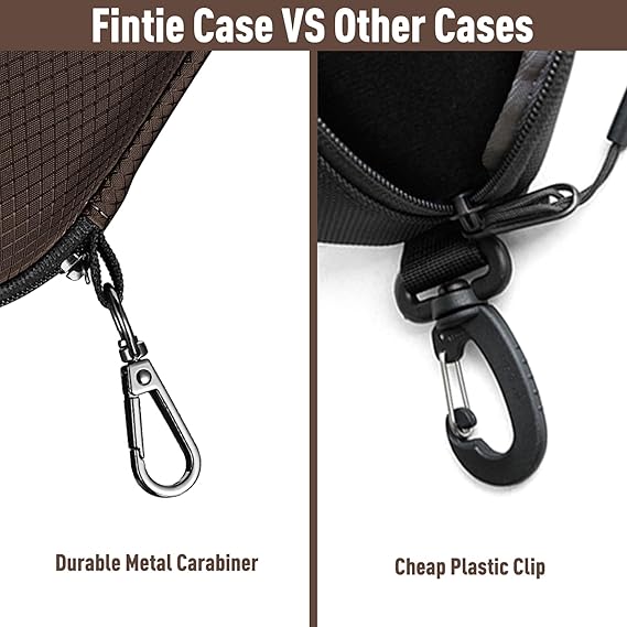 Hard EVA Case for Sunglasses/Sports Glasses w/Carabiner | Fintie