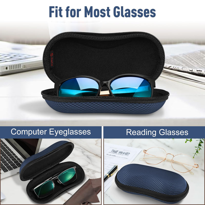Hard EVA Case for Sunglasses/Sports Glasses w/Carabiner | Fintie