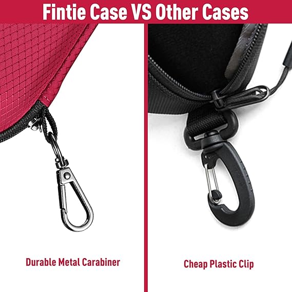 Hard EVA Case for Sunglasses/Sports Glasses w/Carabiner | Fintie