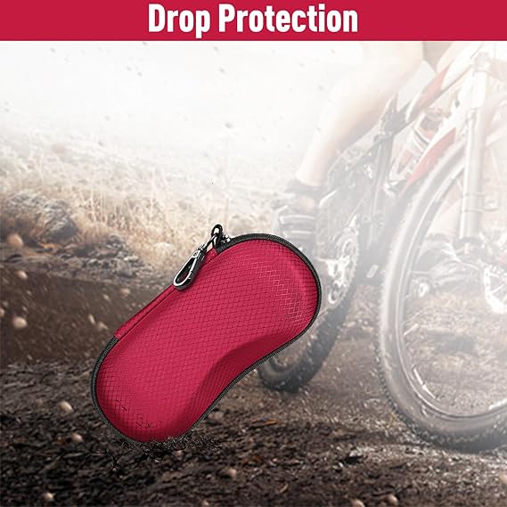 Hard EVA Case for Sunglasses/Sports Glasses w/Carabiner | Fintie