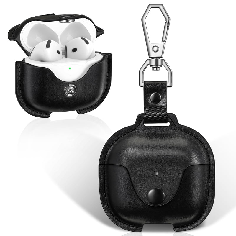 Fintie PU Leather Case for AirPods 4th Generation, Snap Closure Earbuds Protective Cover