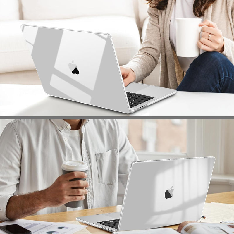 MacBook Pro 16-inch (M4/M3/M2/M1 Chip) [Ultra-Transparent] Slim HardShell Cover | Fintie