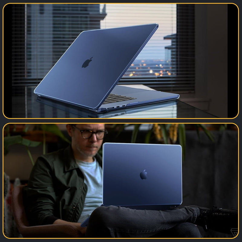 MacBook Air 15.3" (Model A3241/A3114/A2941, M4/M3/M2 Chip) Slim Matte Cover | Fintie