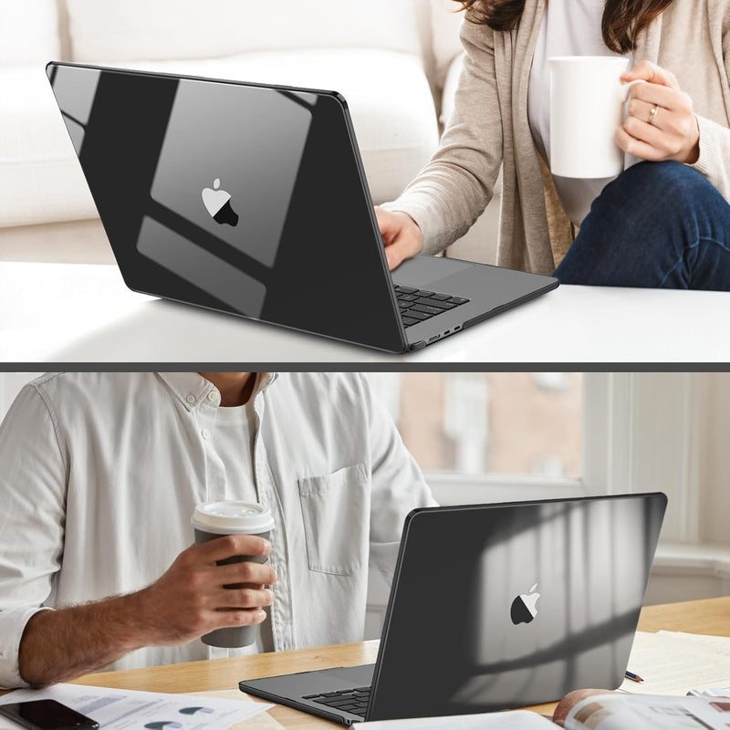 MacBook Air 15 Inch M4/M3/M2 Chip (A3241/A3114/A2941) Protective Snap-On Hard Shell Case | Fintie