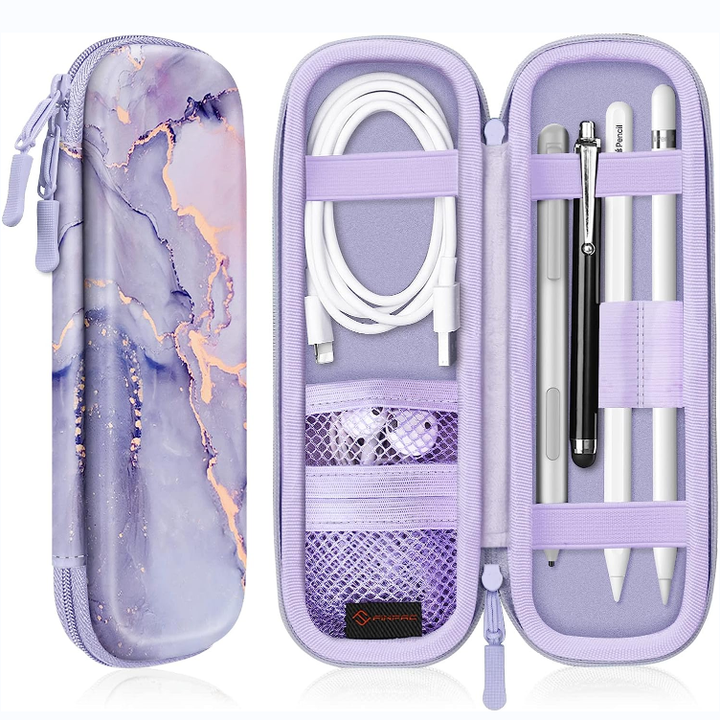 Fintie Holder Case for Apple Pencil Pro Apple Pencil (USB-C) Apple Pencil (1st 2nd Generation), PU Leather Protective Carrying Bag Sleeve