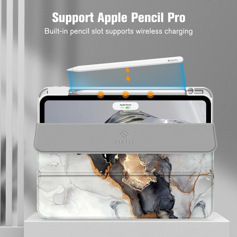M4 iPad Pro 11 case suppotrs Apple Pencil Pro wireless charging