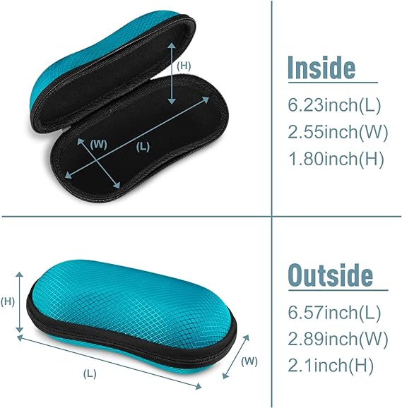 Hard EVA Sunglasses Case with Carabiner | Fintie