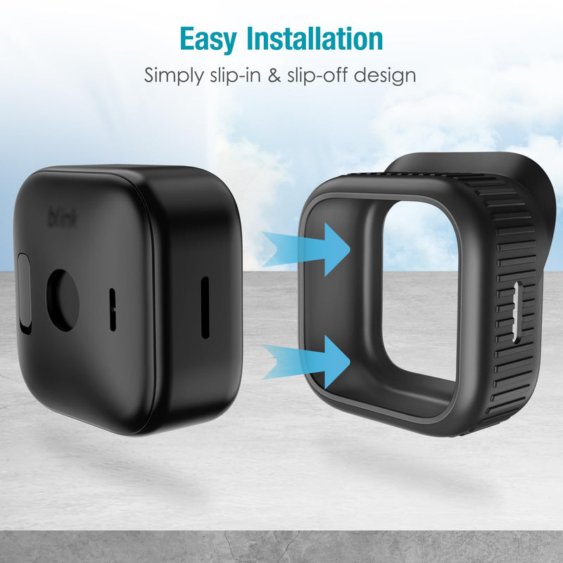 [3 Pack] Silicone Cover for Blink Outdoor 4 (4th Gen) & Blink Outdoor 2K+ Camera (2025), Waterproof Outdoor Camera Cover | Fintie