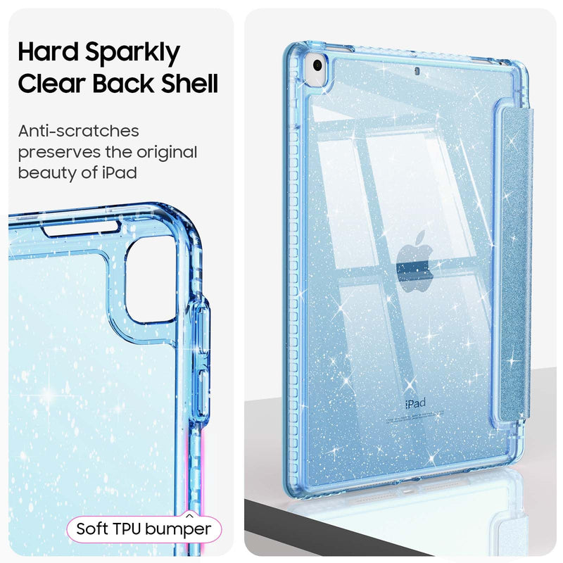 Slim Glittering Case for iPad 9th Gen, iPad 8th/7th Gen (10.2-inch) | Fintie