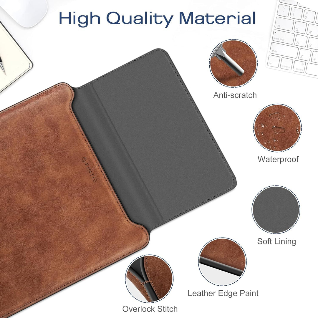 Custodia Fintie Sleeve Per MacBook Air 13.6″ M4/M3/M2 E Pro 13″ – Folio Con Supporto E Tasche