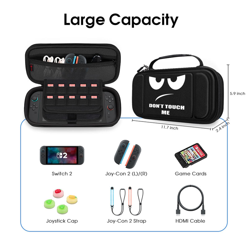 HardShell Carrying Case for Nintendo Switch 2 (2025), Game Console Portable Travel Bag | Fintie