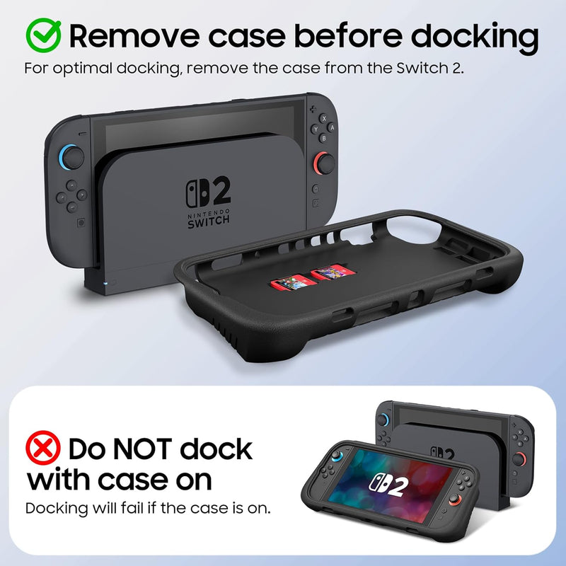 Ultralight Case Compatible with Nintendo Switch 2 (2025) with 2 Game Card Slots | Fintie