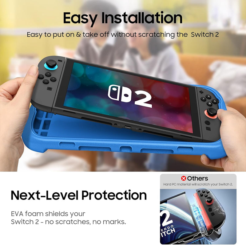 Ultralight Case Compatible with Nintendo Switch 2 (2025) with 2 Game Card Slots | Fintie