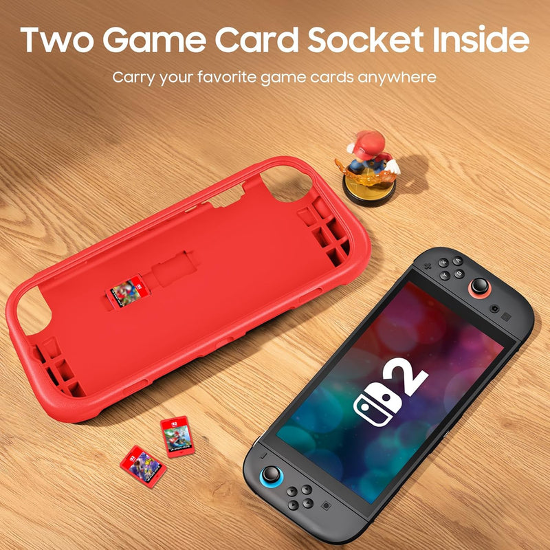 Ultralight Case Compatible with Nintendo Switch 2 (2025) with 2 Game Card Slots | Fintie