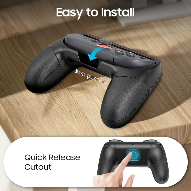 Joy-Con Controller Hand Grips for Nintendo Switch 2 (2025), Ergonomic Design, Wear-Resistant Comfort Handle Holders  | Fintie