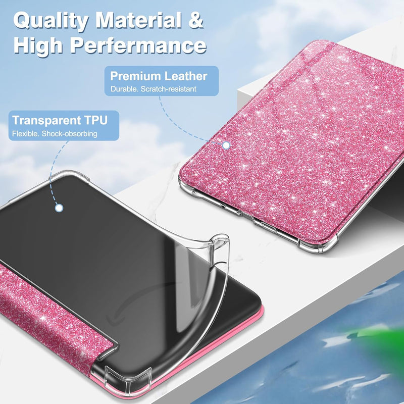 Kindle 11th Gen (2024/2022) 6-Inch Slim Case w/Clear TPU Back Cover | Fintie