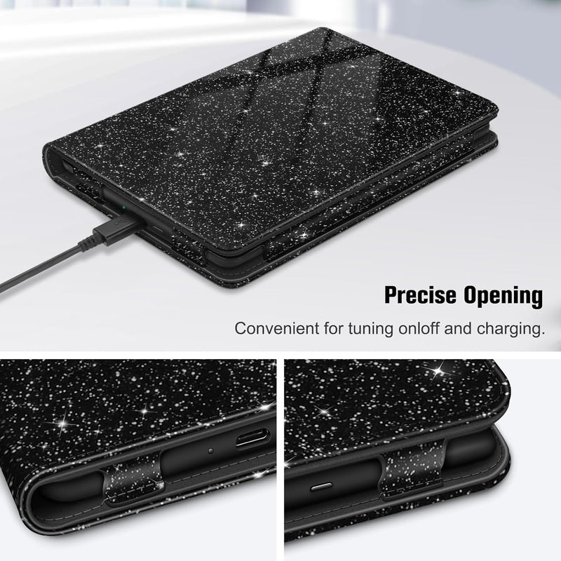 Kindle (11th Gen 2024/2022) Book-Style Vegan Leather Cover | Fintie