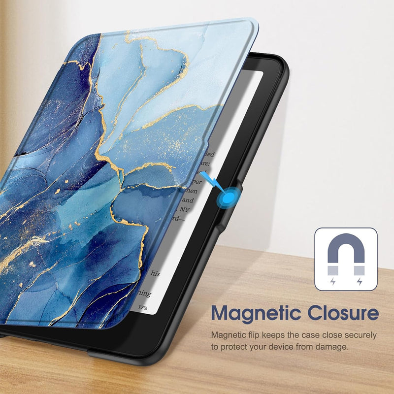 Kindle Paperwhite 7-Inch (12th Gen, 2024)/Kindle Colorsoft 2024 Slim PU Leather Case | Fintie