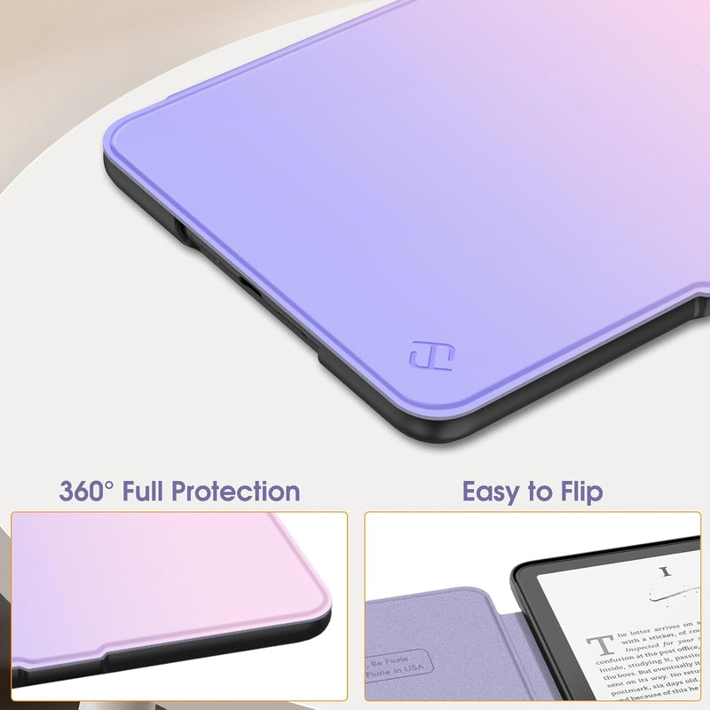 Kindle Paperwhite 7-Inch (12th Gen, 2024)/Kindle Colorsoft 2024 Slim PU Leather Case | Fintie