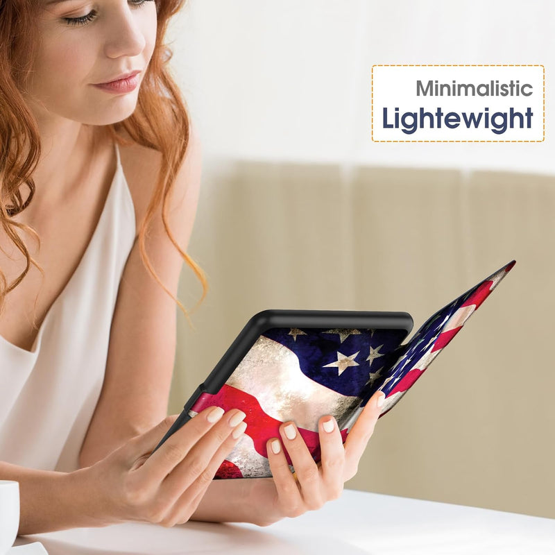 Kindle Paperwhite 7-Inch (12th Gen, 2024)/Kindle Colorsoft 2024 Slim PU Leather Case | Fintie