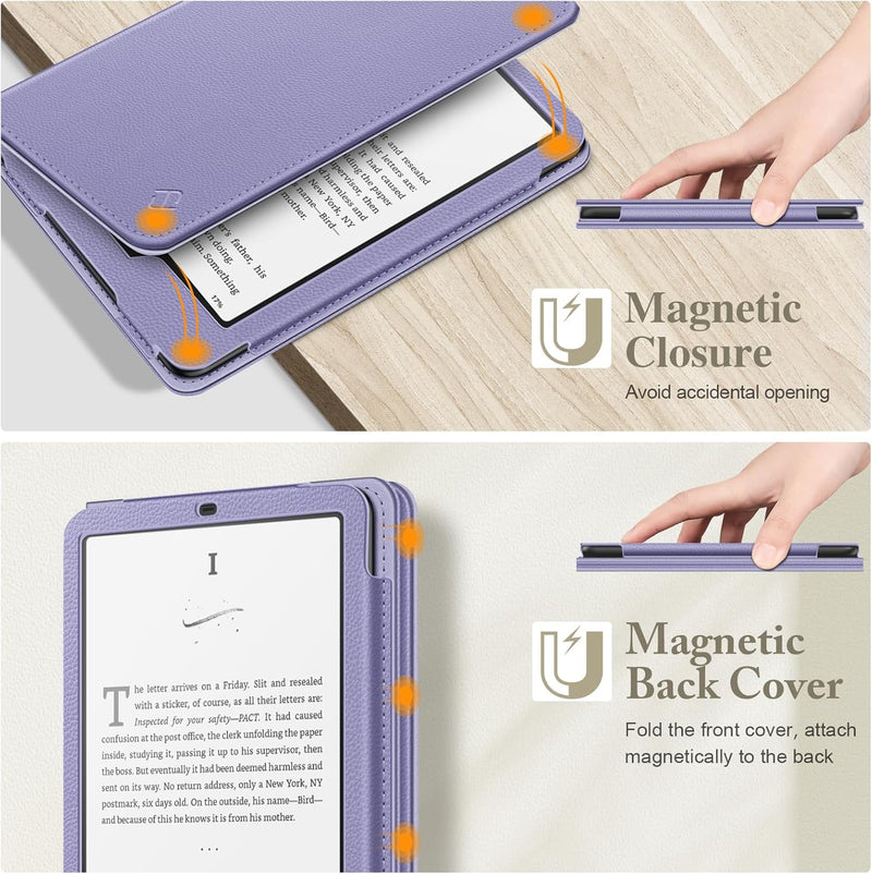 Kindle Paperwhite 7" (12th Gen)/Kindle Colorsoft Case with Kickstand & Handstrap | Fintie