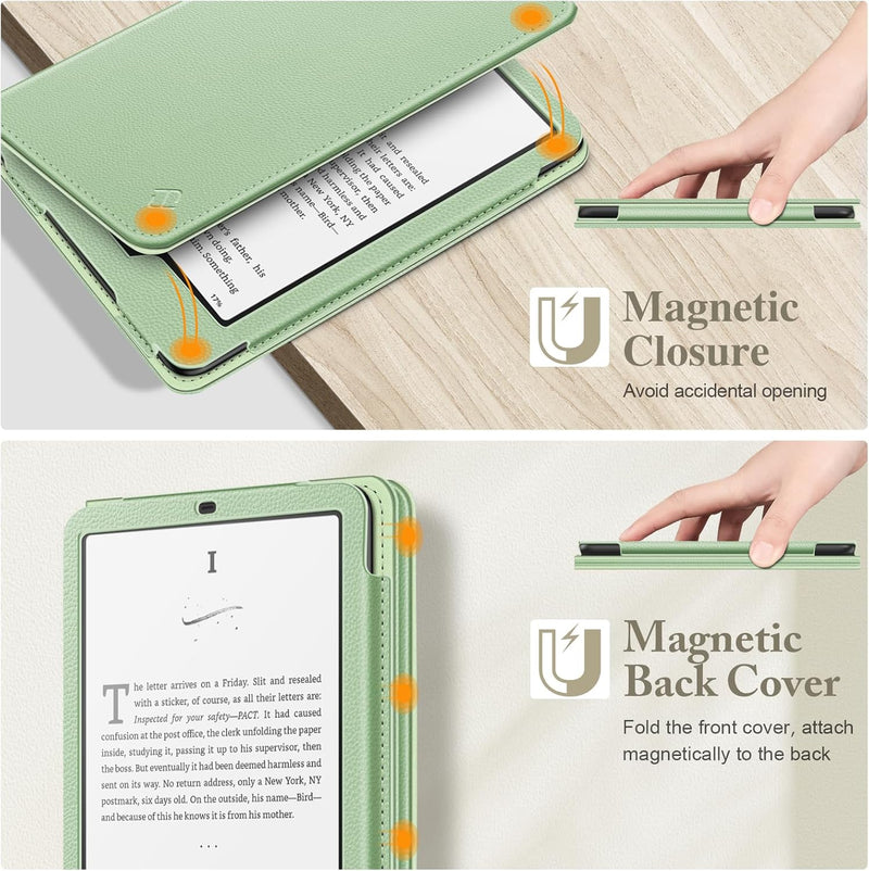 Kindle Paperwhite 7" (12th Gen)/Kindle Colorsoft Case with Kickstand & Handstrap | Fintie