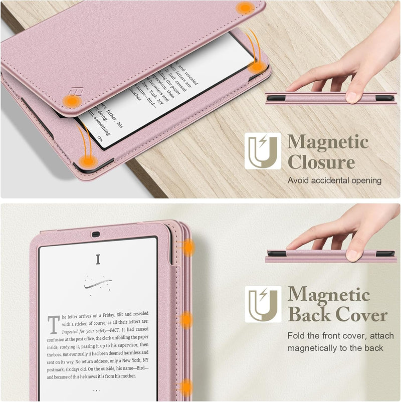 Kindle Paperwhite 7" (12th Gen)/Kindle Colorsoft Case with Kickstand & Handstrap | Fintie