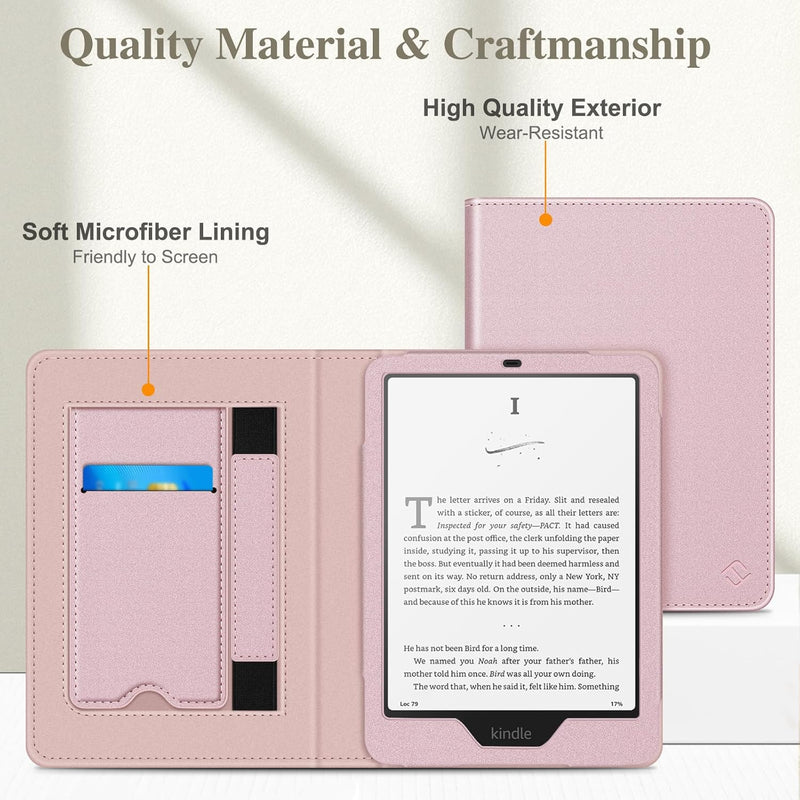 Kindle Paperwhite 7" (12th Gen)/Kindle Colorsoft Case with Kickstand & Handstrap | Fintie
