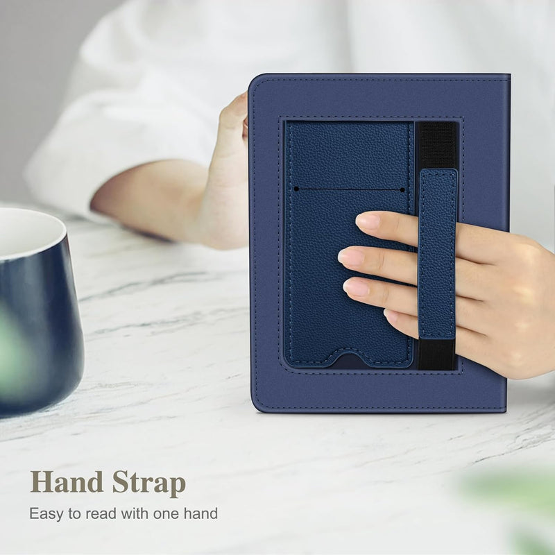 Kindle Paperwhite/Kindle Colorsoft 7" (12th Gen, 2024) Vegan Leather Sleeve Case with Stand and Handstrap | Fintie
