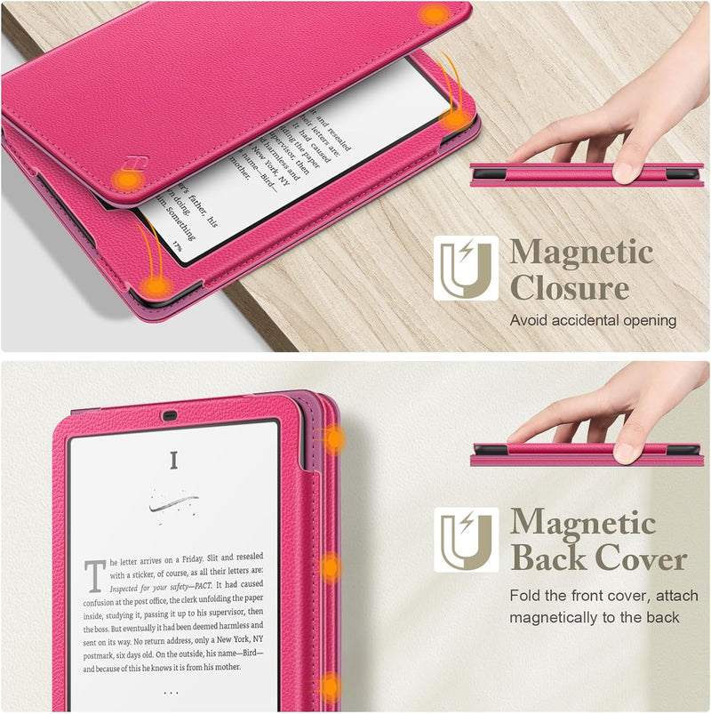 Kindle Paperwhite 7" (12th Gen)/Kindle Colorsoft Case with Kickstand & Handstrap | Fintie