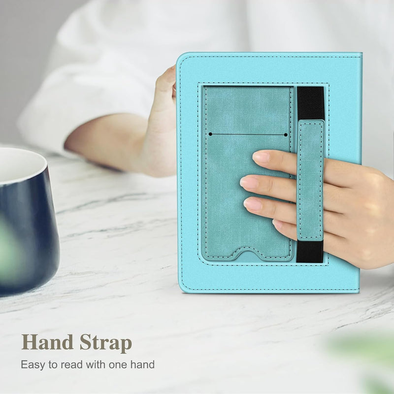 Kindle Paperwhite/Kindle Colorsoft 7" (12th Gen, 2024) Vegan Leather Sleeve Case with Stand and Handstrap | Fintie