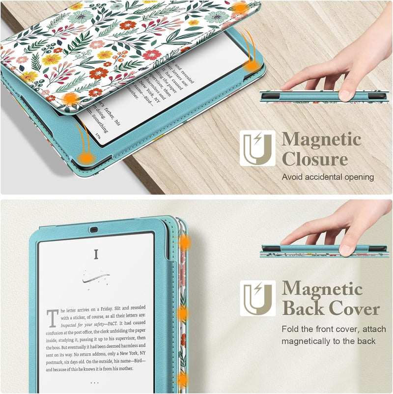 Kindle Paperwhite 7" (12th Gen)/Kindle Colorsoft Case with Kickstand & Handstrap | Fintie