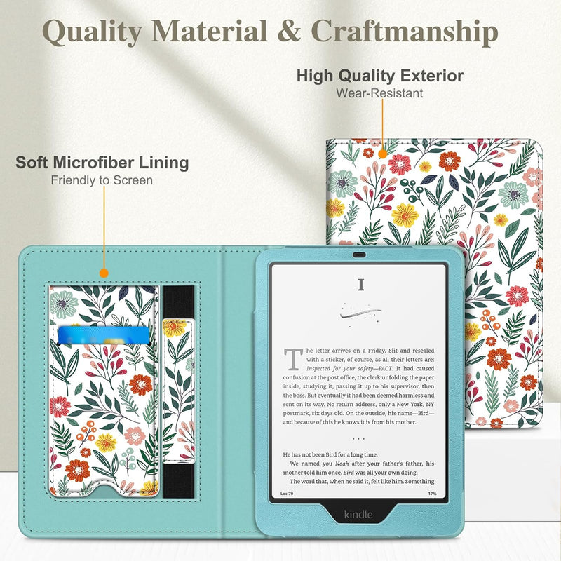 Kindle Paperwhite 7" (12th Gen)/Kindle Colorsoft Case with Kickstand & Handstrap | Fintie