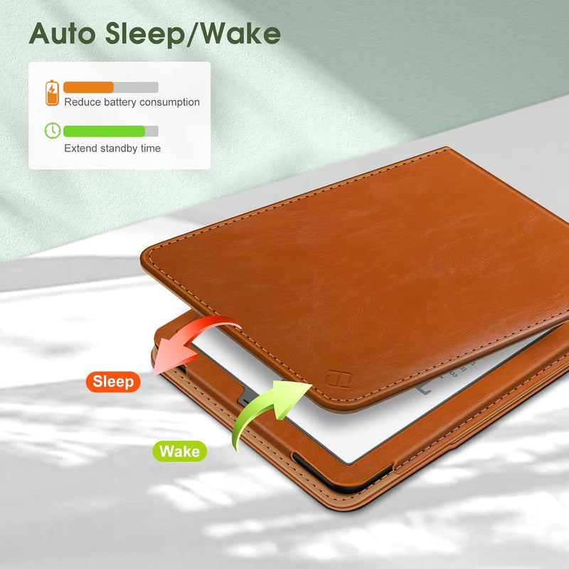 Flip Case for Kindle Paperwhite 7"/6.8" (12th/11th Gen) and Kindle Colorsoft [Vertical Stand Cover] | Fintie