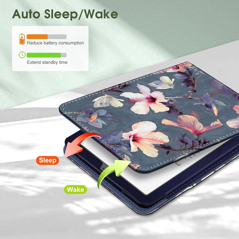 Flip Case for Kindle Paperwhite 7"/6.8" (12th/11th Gen) and Kindle Colorsoft [Vertical Stand Cover] | Fintie