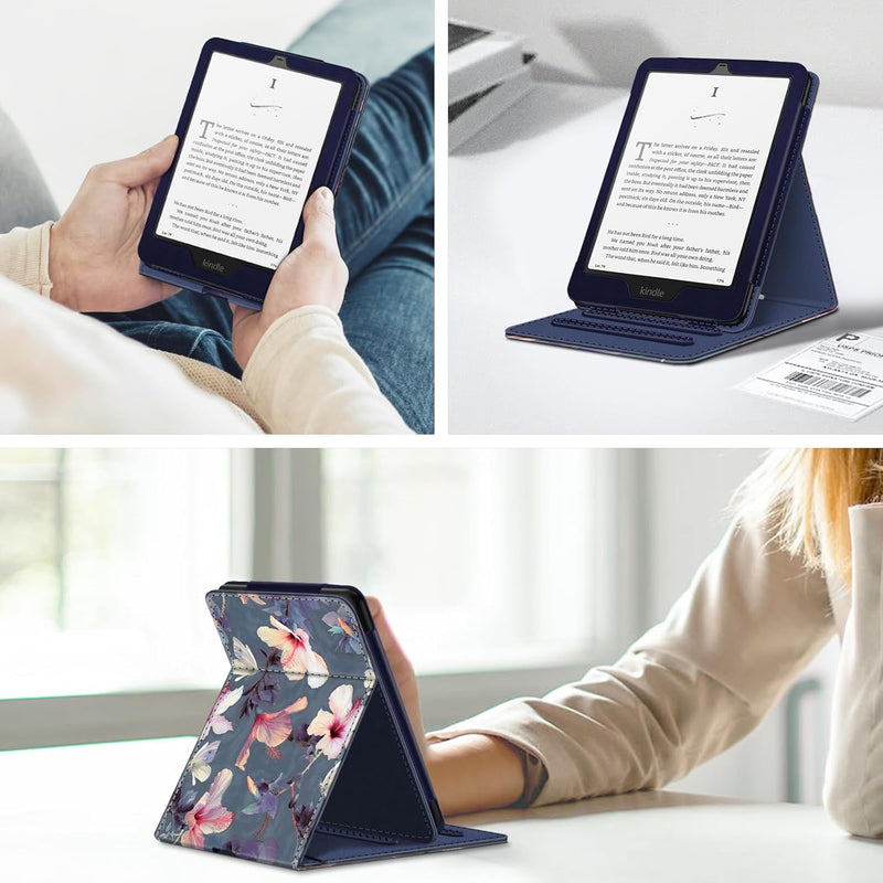Flip Case for Kindle Paperwhite 7"/6.8" (12th/11th Gen) and Kindle Colorsoft [Vertical Stand Cover] | Fintie