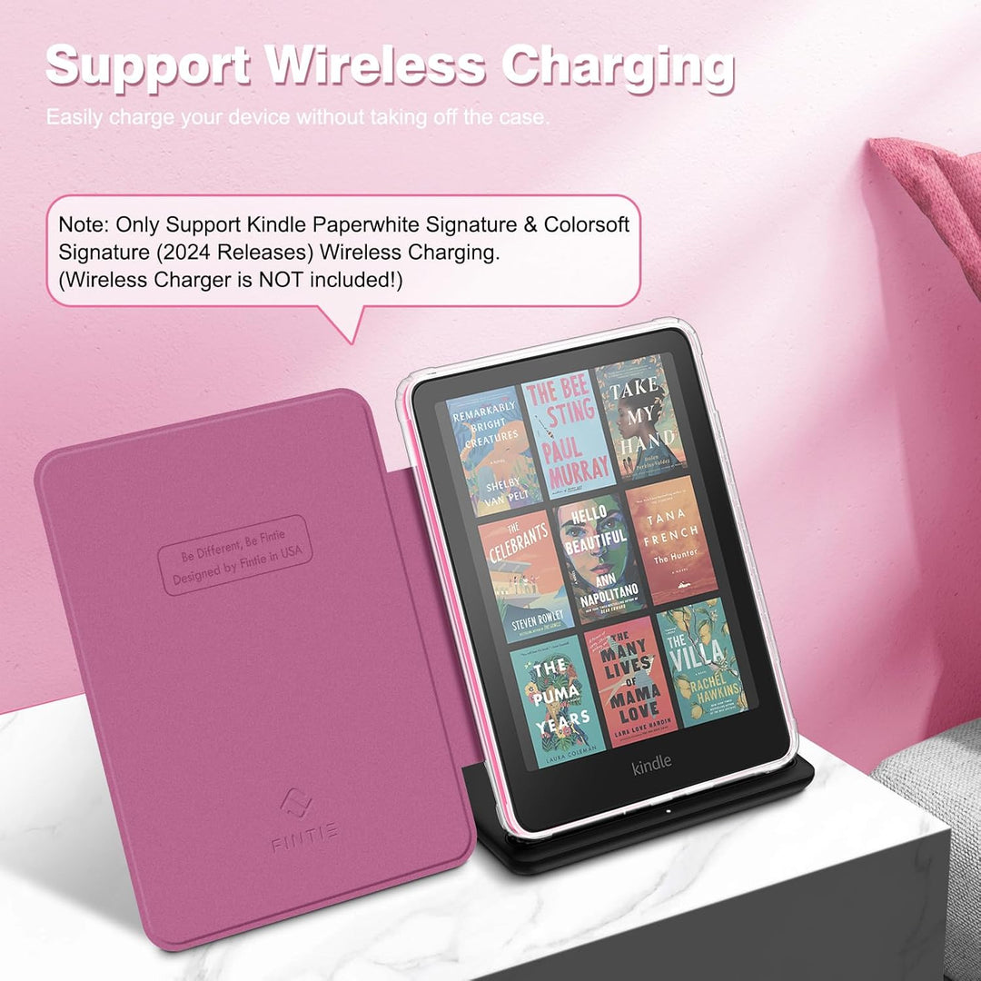 WALNEW Hülle Für 7" Kindle Paperwhite 12. Generation 2024 Und Kindle Colorsoft Signature Edition